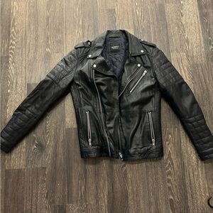 Barney’s Leather Jacket. Great fashion for the fall .